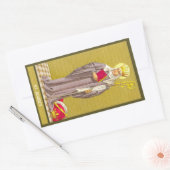 セントオードリー(エセルドレダ) (P 003) 長方形シール (封筒)