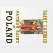 セントカシミール フリースブランケット (正面(横))