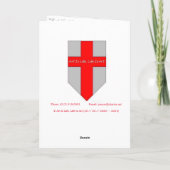 セントカトリーヌカトリック教会 哀悼カード カード (裏面)