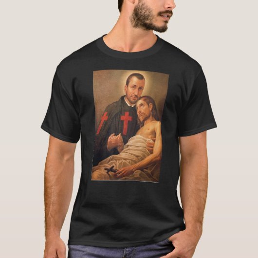 セントカンディルスデレリスカトリック守護聖人ナース Tシャツ (正面)
