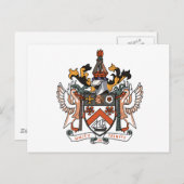 セントキッツコートオブアームズ ポストカード (正面/裏面)