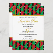 セントキッツ＆ネイビス 特別なイベント ウェディング セレブレーション セーブザデート (正面/裏面)