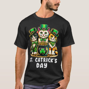 セントキャッツクデイおかしなキャッツセントパッツクズデイセントP Tシャツ