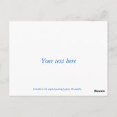 セントキュートベール島のはがき ポストカード (裏面)