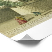 セントクラウドのシャトーのビュー、Antoによって刻印 ポスター (角)