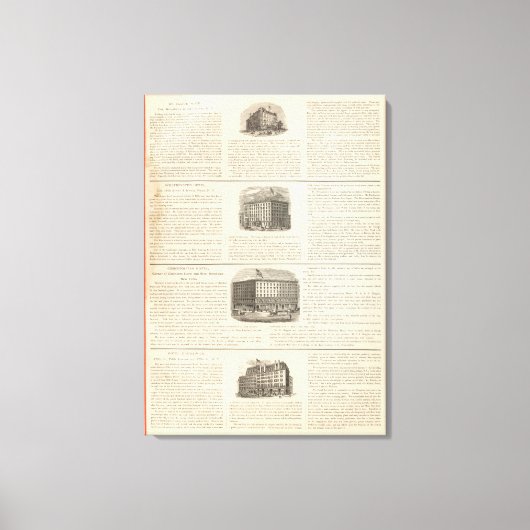 セントクラウドホテルウェストミンスターホテル キャンバスプリント (正面)