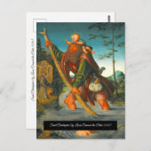 セントクリストファーザ乳児キリスト ポストカード (正面/裏面)