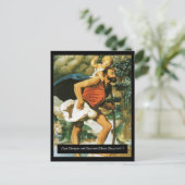 セントクリストファーザ乳児キリスト ポストカード (スタンド正面)