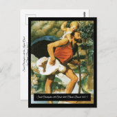 セントクリストファーザ乳児キリスト ポストカード (正面/裏面)