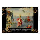 セントクリストファーパトロン聖人の旅人 (正面横)