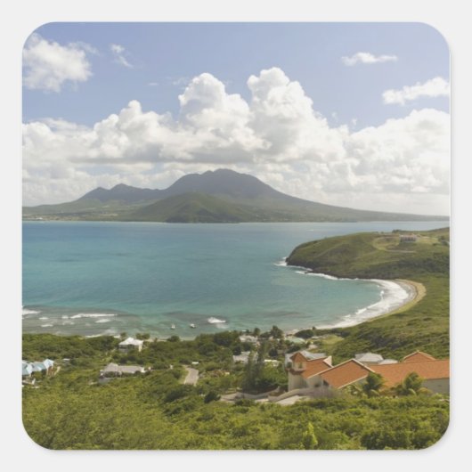 セントクリストファー島南東半島 タートルビーチ スクエアシール (正面)