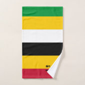 セントクリストファー・キッツの国旗の色 バスタオルセット (ハンドタオル)