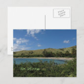 セントクリストファー・トロピカルビーチフォトポストカード ポストカード (正面/裏面)