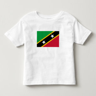 セントクリストファー・ネイビスの国旗 トドラーTシャツ