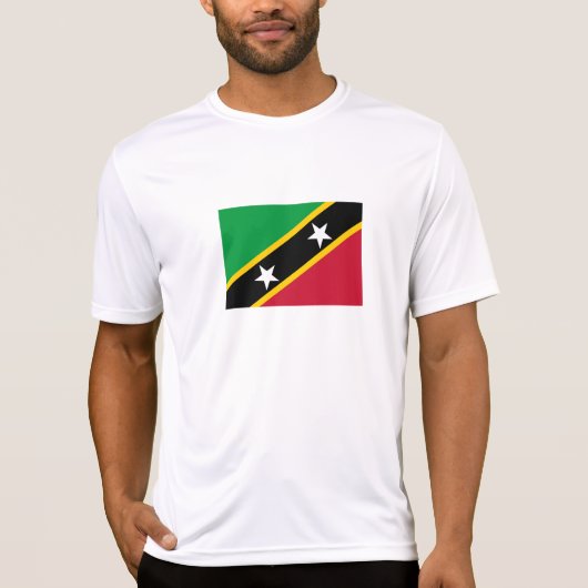 セントクリストファー・ネイビスの国旗 Tシャツ (正面)