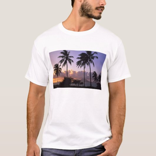 セントクリストファー・ネイビスの海岸線 Tシャツ (正面)
