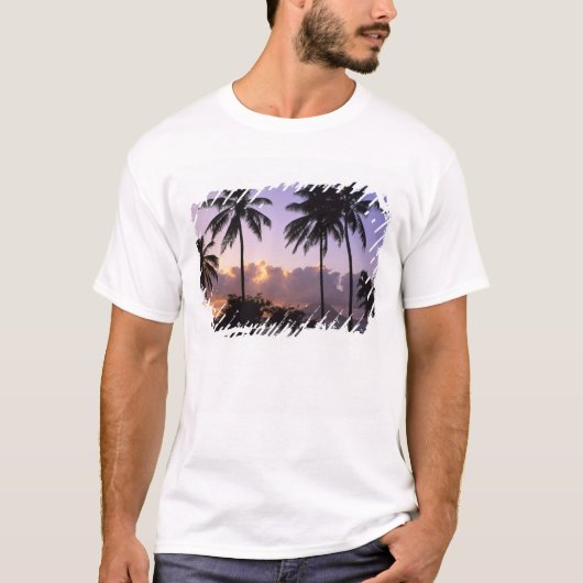 セントクリストファー・ネイビスの海岸線 Tシャツ (正面)