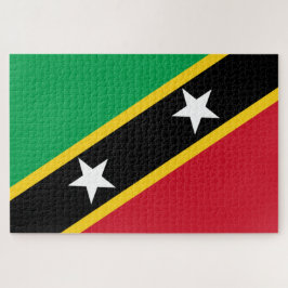 セントクリストファー・ネイビスカリブの国旗 ジグソーパズル