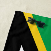 セントクリストファー・ネイビスカリブの国旗 ビーチタオル (インサイチュ)