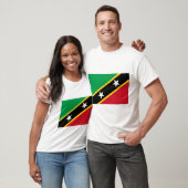 セントクリストファー・ネイビスカリブの国旗 Tシャツ (ユニセックス)