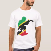 セントクリストファー・ネイビスシール Tシャツ (正面)