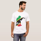 セントクリストファー・ネイビスシール Tシャツ (正面フル)