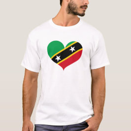 セントクリストファー・ネイビス国旗が好き Tシャツ