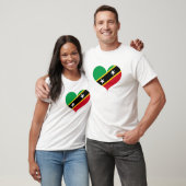 セントクリストファー・ネイビス国旗が好き Tシャツ (ユニセックス)