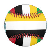 セントクリストファー・ネイビス国旗とコート・オブ・アームズ 野球ボール (裏面)