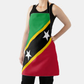 セントクリストファー・ネイビス国旗 エプロン (インサイチュ)