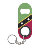 セントクリストファー・ネイビス国旗 キーホルダー栓抜き (正面)