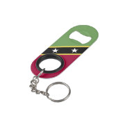 セントクリストファー・ネイビス国旗 キーホルダー栓抜き (裏面アングル)