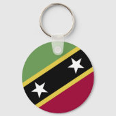 セントクリストファー・ネイビス国旗 キーホルダー (正面)