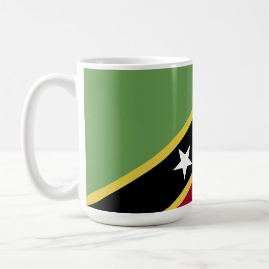 セントクリストファー・ネイビス国旗 コーヒーマグカップ (左)