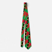 セントクリストファー・ネイビス国旗 ネクタイ (裏面)