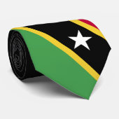 セントクリストファー・ネイビス国旗 ネクタイ (ロール)