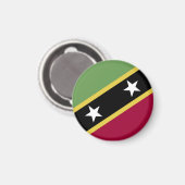 セントクリストファー・ネイビス国旗 マグネット (正面/裏面)