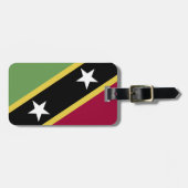セントクリストファー・ネイビス国旗 ラゲッジタグ (正面横)