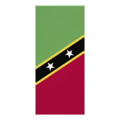セントクリストファー・ネイビス国旗 ラックカード (裏面)