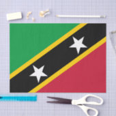 セントクリストファー・ネイビス国旗 薄葉紙 (クラフト)