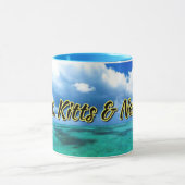 セントクリストファー・ネイビス海の空 マグカップ (中央)