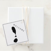 セントクリストファー・ネイビス結婚のウェルカムバッグギフトラベル フェイバータグ (インサイチュ)