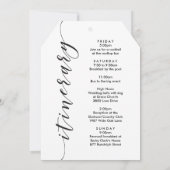 セントクリストファー・ネイビス結婚のウェルカムラベルの日程 (裏面)