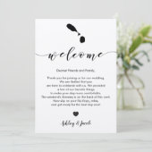 セントクリストファー・ネイビス結婚のウェルカムレターの日程 プログラム (スタンド正面)