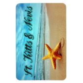 セントクリストファー・ネイビス・ヒトデ マグネット (縦)