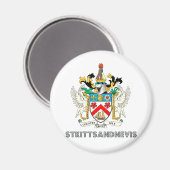 セントクリストファー・ネイビス マグネット (正面/裏面)