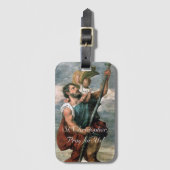 セントクリストファー ラゲッジタグ (正面縦)