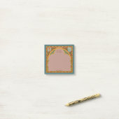 セントクレアのトレフォイルアーチ(SAU 27) 3"x3"正方形 ポストイット (デスク上)