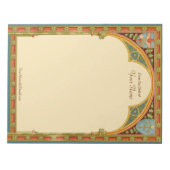 セントクレアのトレフォイルアーチ(SAU 27) 8.5"x11" ノートパッド (正面)