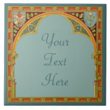 セントクレアの三葉型アーチ(SAU 27)セラミックタイル3